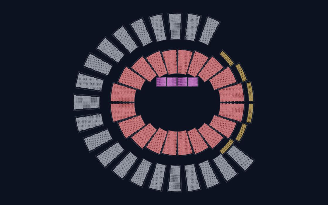 Uber Arena, Berlin seating chart template, 2D map